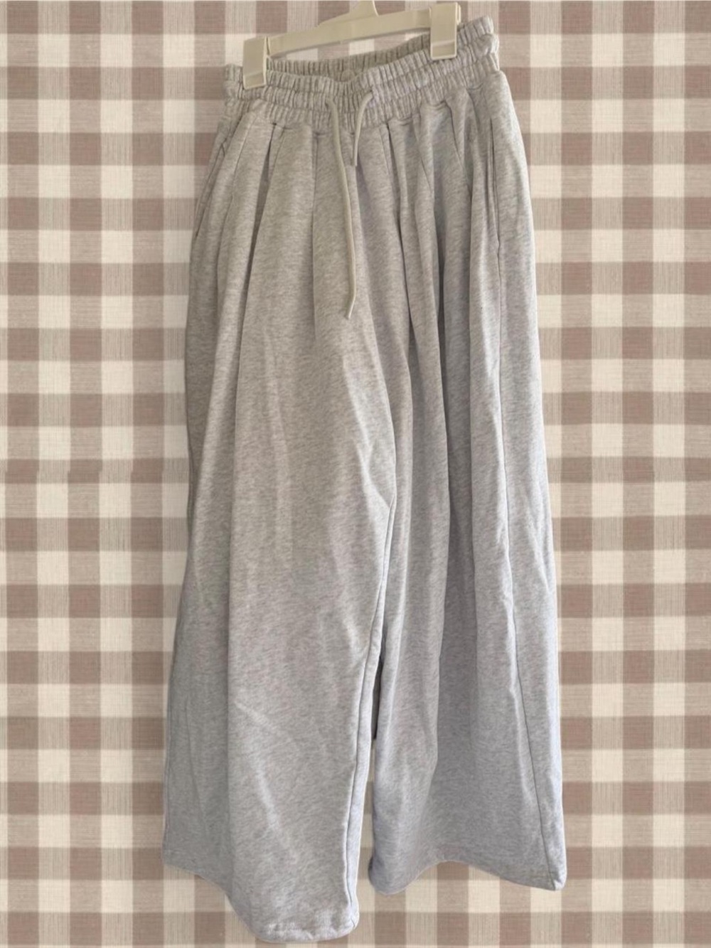 FP Movement by Free People Light Gray A-Line Wide-Leg Skirt